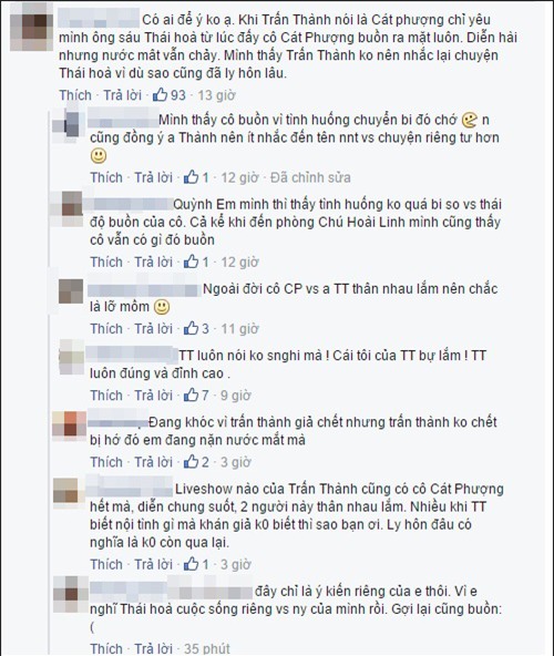 Cát Phượng bênh vực khi Trấn Thành bị khán giả chê vô duyên - Ảnh 2.