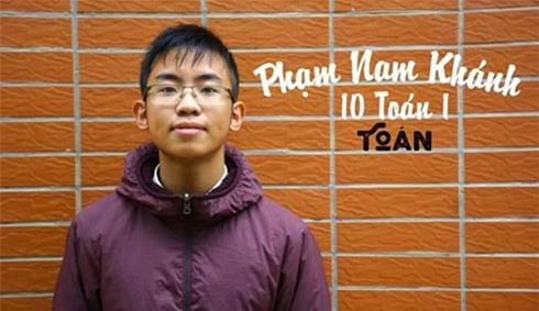 học sinh giỏi, Phạm Nam Khánh, THPT Chuyên Hà Nội - Amsterdam