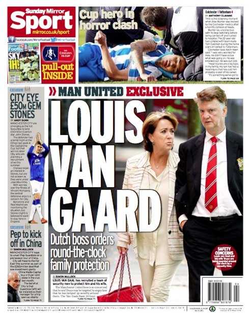 Van Gaal thuê vệ sĩ riêng vì sợ fan Man Utd tấn công - Ảnh 2.