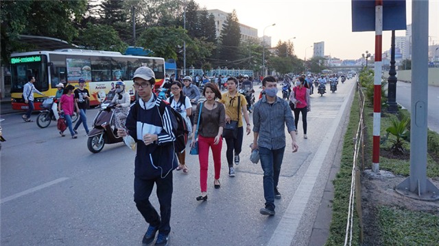 Người đi bộ, vi phạm luật giao thông, Hà Nội, Thủ đô, xử phạt