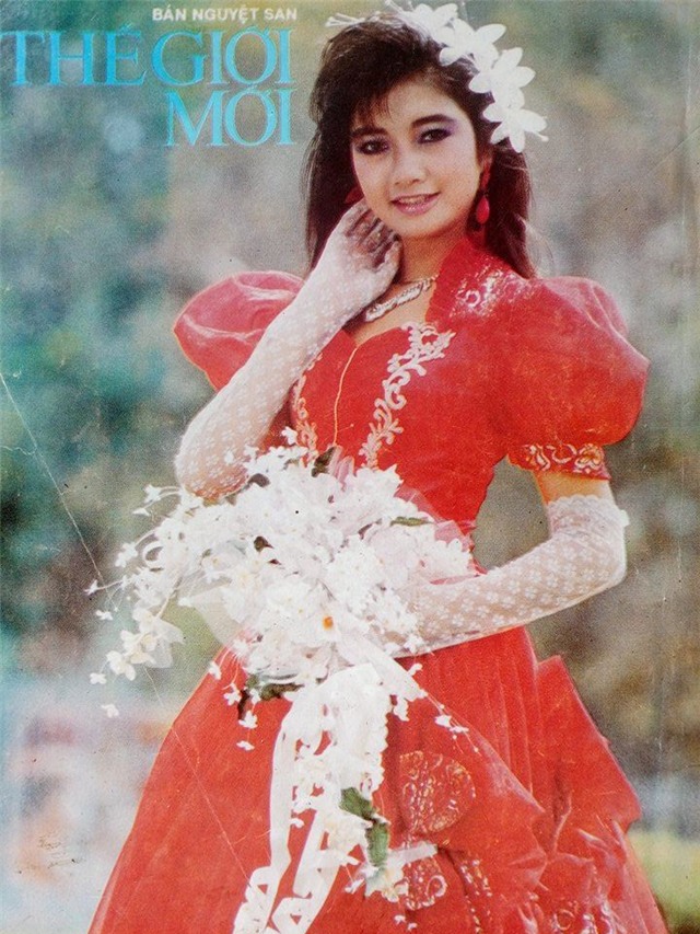 Việt Trinh, Diễm Hương, váy cưới, áo cưới, phim mỳ ăn liền, thập niên 90