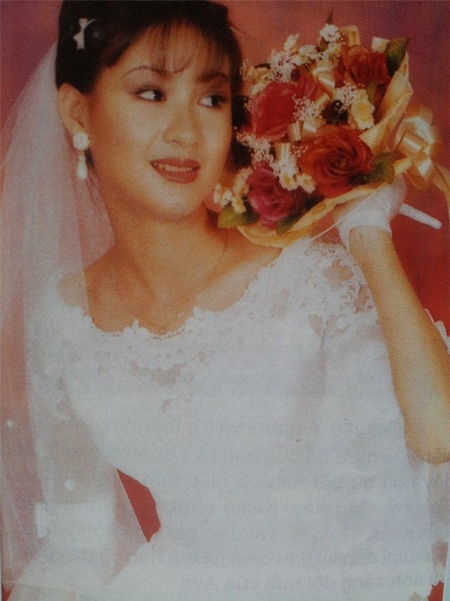 Việt Trinh, Diễm Hương, váy cưới, áo cưới, phim mỳ ăn liền, thập niên 90