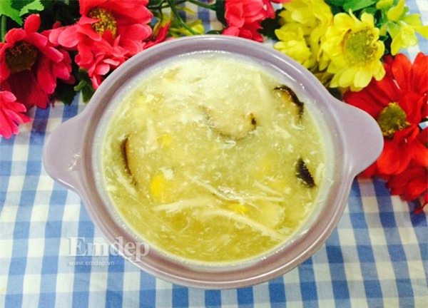 Tận dụng thịt gà ngày Tết nấu súp ăn sáng siêu ngon