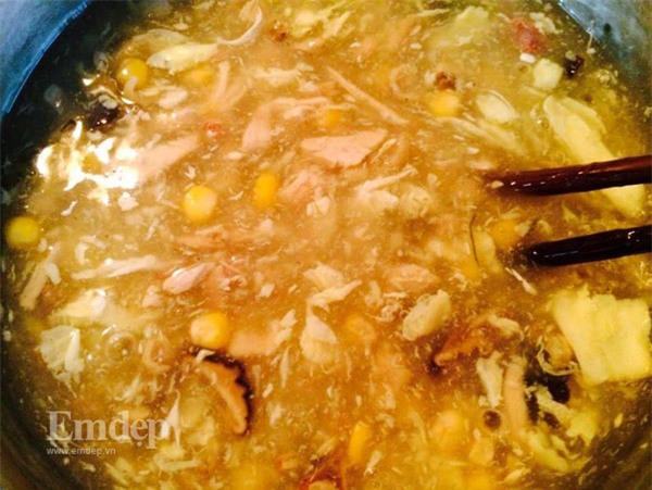 Tận dụng thịt gà ngày Tết nấu súp ăn sáng siêu ngon