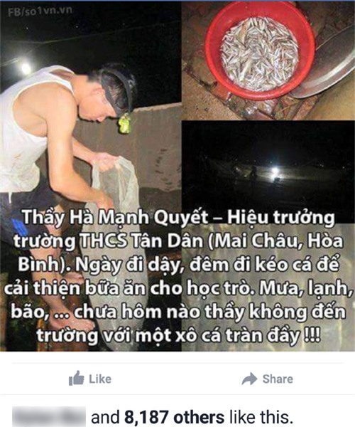 lòng tốt hiếm có, hiệu trưởng đi đánh cá cho học sinh, thầy giáo vùng cao