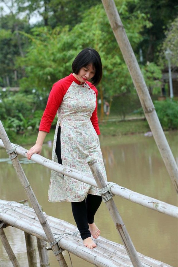 áo dài Tết