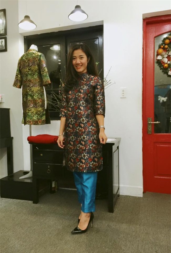 áo dài Tết