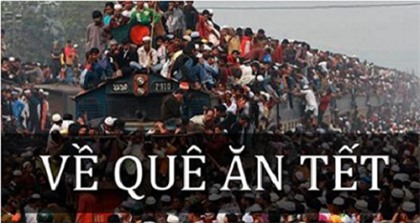 Cười nghiêng ngả với loạt ảnh chế ‘Hành trình về quê ăn Tết’ - Ảnh 1