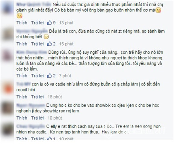 Elly Trần lên tiếng việc hình ảnh con bị đem ra so sánh 6