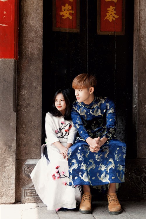 mau nhi noi tieng sai gon sieu ca tinh khi mac ao dai - 11