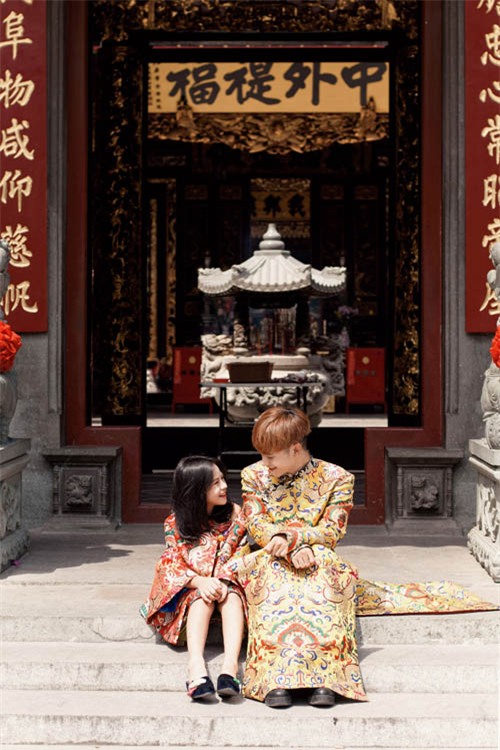 mau nhi noi tieng sai gon sieu ca tinh khi mac ao dai - 5