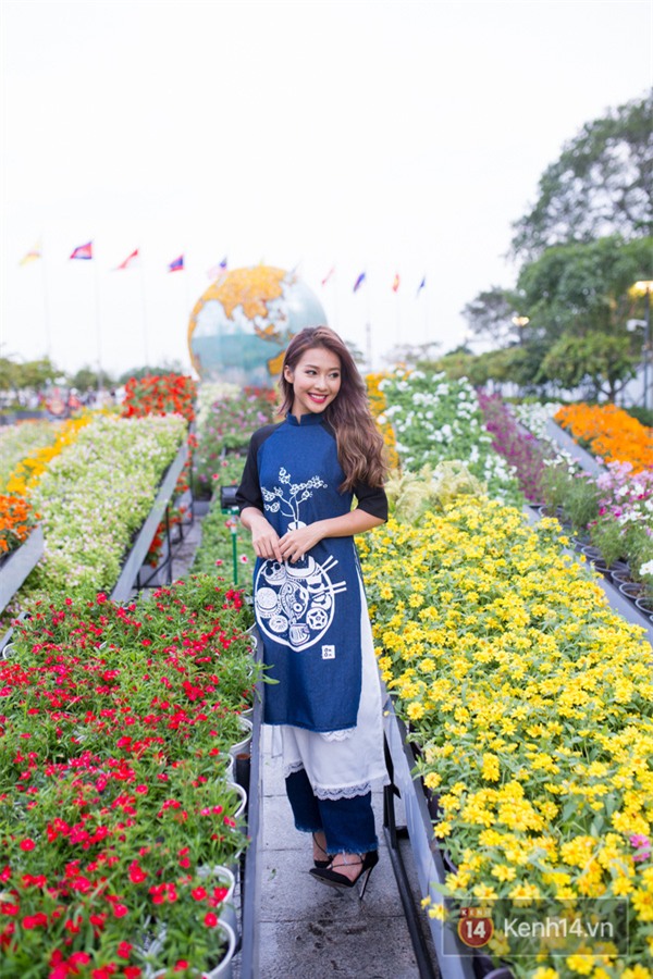 Khả Ngân khoe vẻ đẹp không góc chết đi khai trương đường hoa Nguyễn Huệ - Ảnh 10.