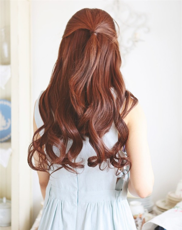 4 kiểu tóc giúp bạn xinh nhất với áo dài dịp Tết này - Ảnh 10.