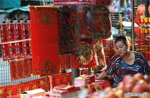 Tết, Bính thân, đón năm mới, các nước, tưng bừng, ăn Tết