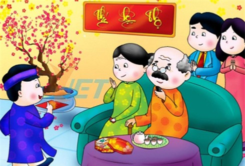 bài học, mùa xuân, tết