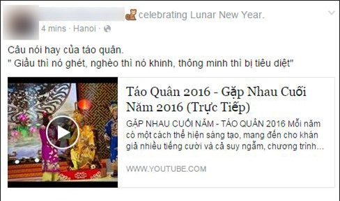 Dân mạng phát sốt vì sự thâm thúy của Táo quân 2016 - Ảnh 3.