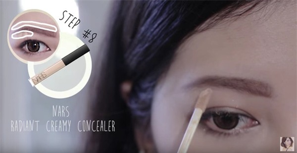 tạo dáng lông mày cong