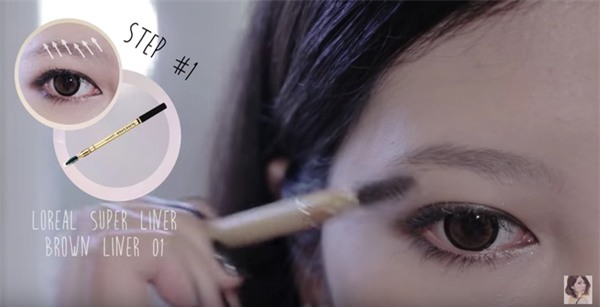 tạo dáng lông mày cong