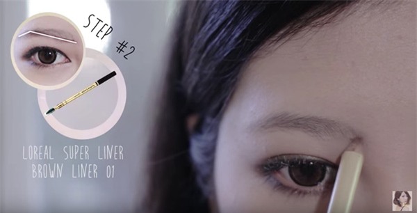 tạo dáng lông mày cong