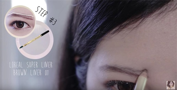 tạo dáng lông mày cong