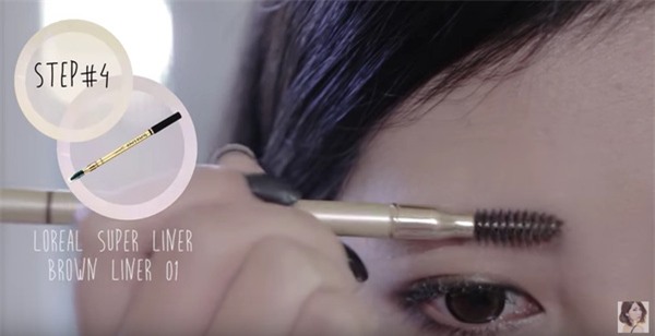 tạo dáng lông mày cong