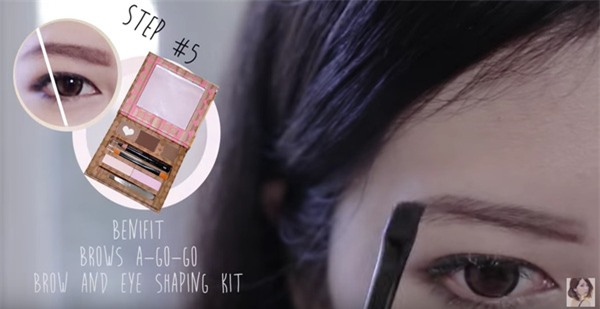 tạo dáng lông mày cong