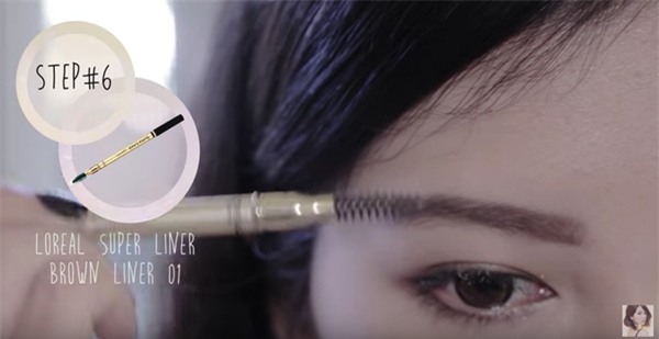 tạo dáng lông mày cong