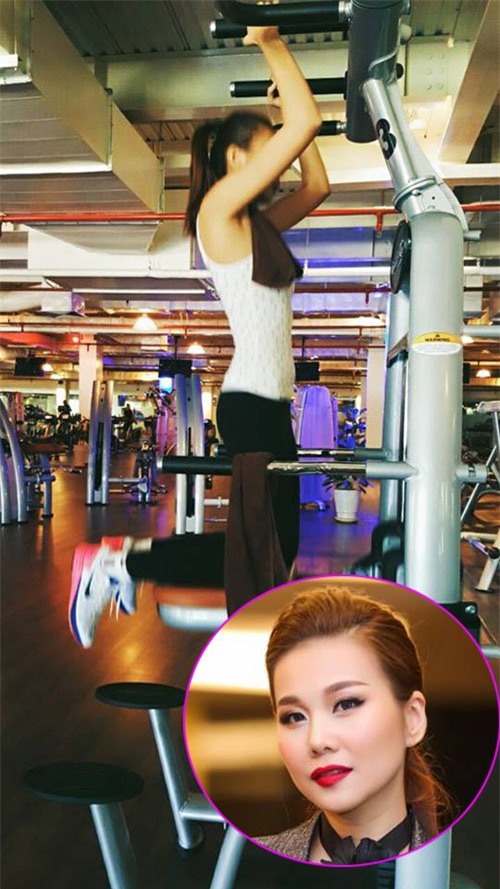 my nhan viet khoe 'eo thon, nguc no' trong phong tap hinh anh 9