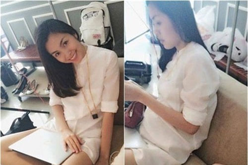 Mê mẩn ngắm phong cách thời trang bầu bí của sao Việt 9