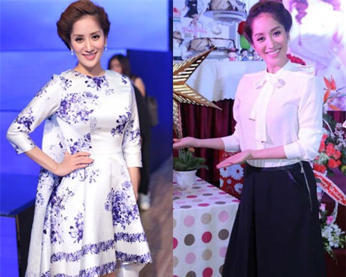 Mê mẩn ngắm phong cách thời trang bầu bí của sao Việt 2