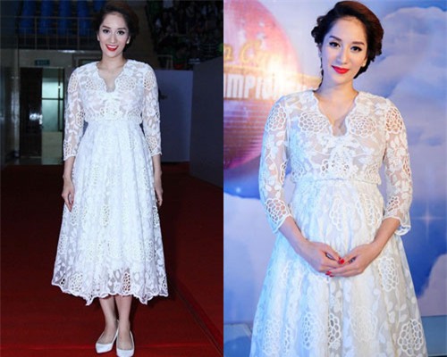 Mê mẩn ngắm phong cách thời trang bầu bí của sao Việt 10