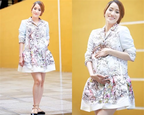 Mê mẩn ngắm phong cách thời trang bầu bí của sao Việt 2