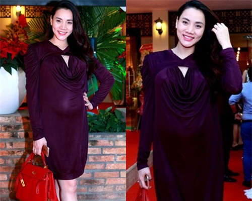 Mê mẩn ngắm phong cách thời trang bầu bí của sao Việt 15