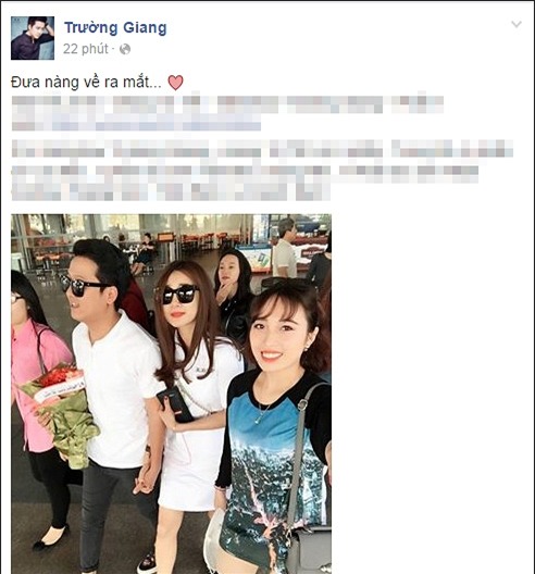 Trường Giang và Nhã Phương ở sân bay 0