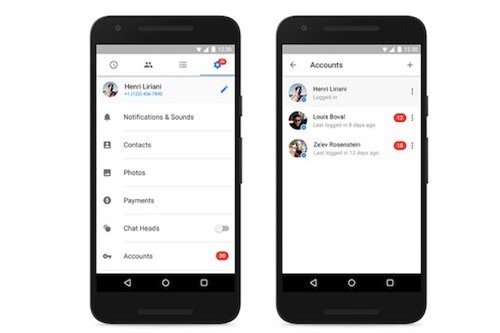 dang nhap nhieu tai khoan cung luc voi facebook messenger hinh anh 1