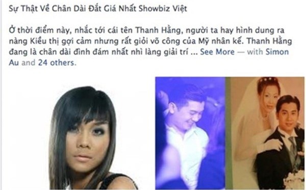Những chuyện tình người thứ ba ồn ào showbiz Việt