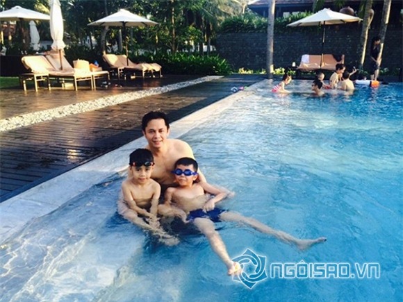 Loạt ảnh Chu Đăng Khoa vẫn hạnh phúc bên vợ con lúc cặp Hà Hồ 1