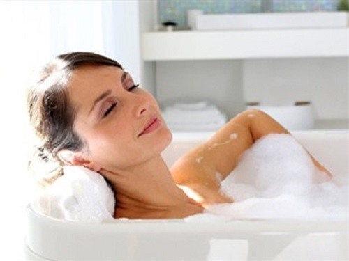 tắm, tắm nước nóng