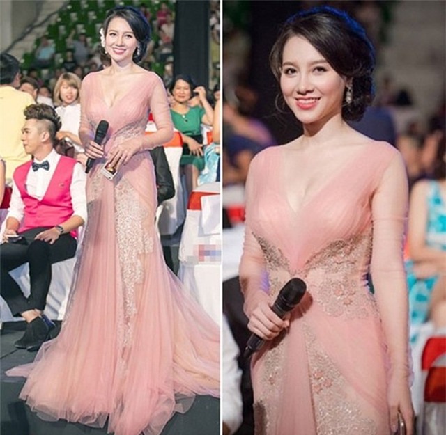 24 chiec vay hong thach anh goi cam cua my nhan viet hinh anh 21