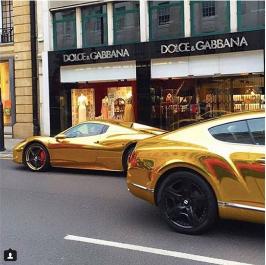 Siêu giàu, cậu ấm, cô chiêu, London, nhà giàu, dát vàng, chuyên cơ, siêu xe, Lamborghini