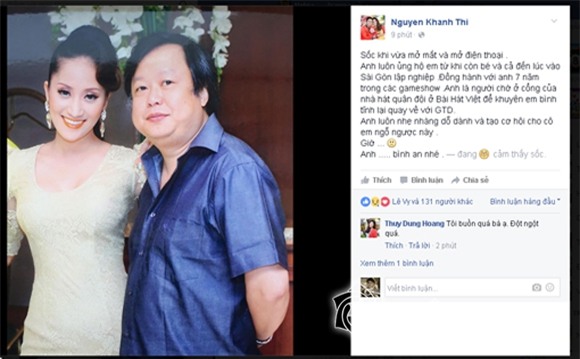 Sao Việt khóc thương nhạc sĩ Lương Minh 1