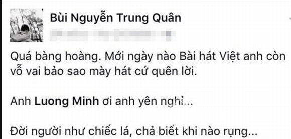 Sao Việt tiếc thương nhạc sĩ Lương Minh 3