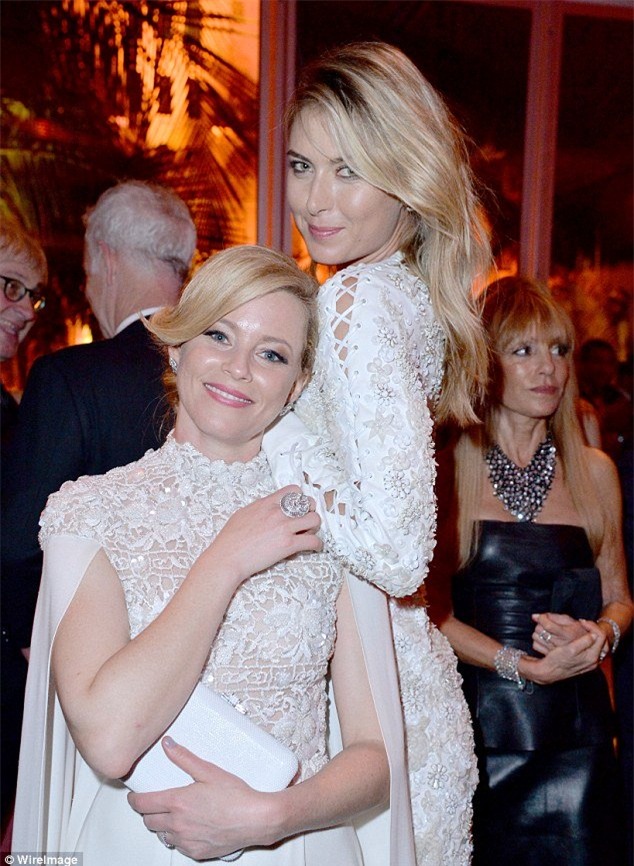 Maria Sharapova, Oscar, búp bê Nga, quần vợt, hoa khôi quần vợt, Maria Sharapova khuấy đảo bữa tiệc Oscar