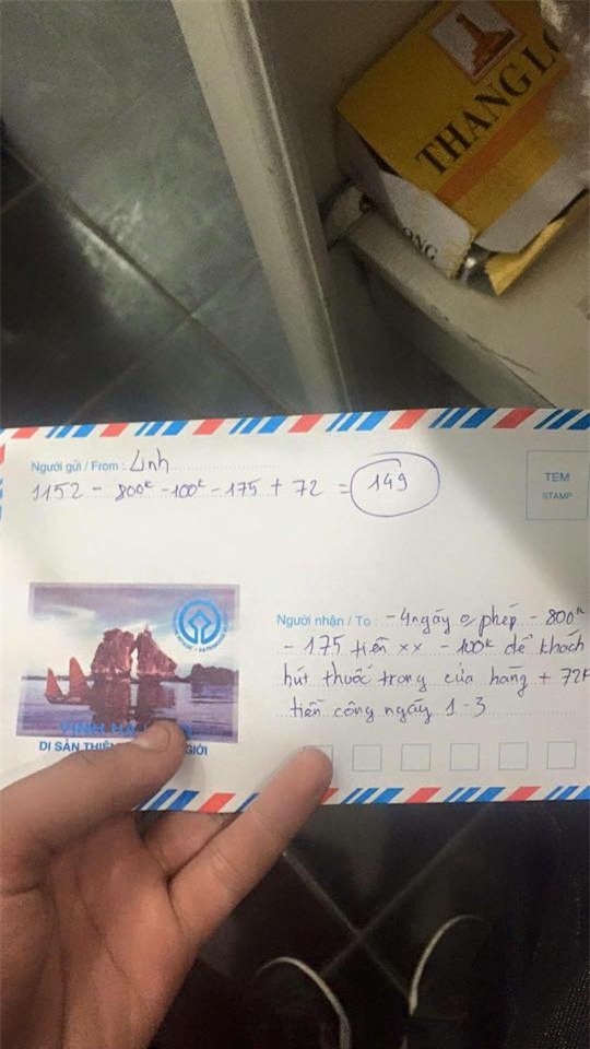 Đi làm cả tháng được hơn 1 triệu tiền lương, bị trừ gần hết chỉ còn vỏn vẹn 149k