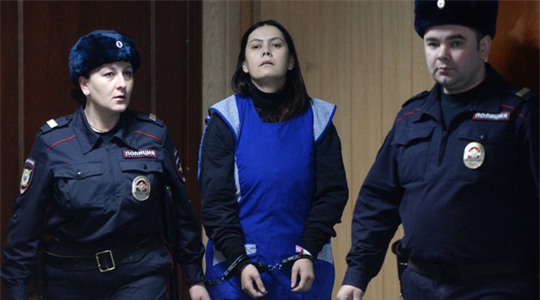 Gulchekhra Bobokulova tại tòa. Ảnh: Sputnik