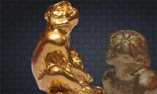 Một pho tượng khỉ phong thủy bằng đồng (Ảnh minh họa).