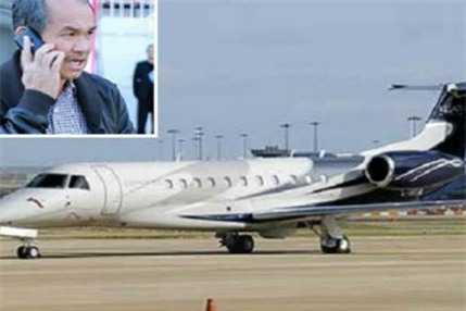 đại gia, chuyên cơ, máy bay, bầu Đức