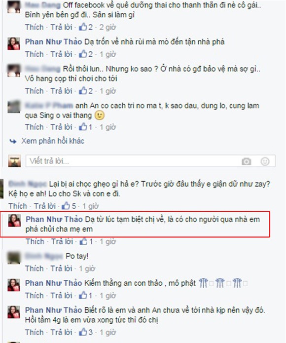 Phan Như Thảo: 'Em đang trải chiếu hoa ra ngồi xem chị còn trò gì bẩn thỉu hơn' 0