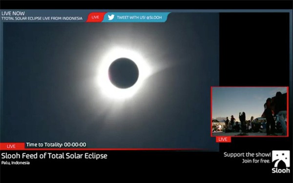 Chùm ảnh: Toàn cảnh nhật thực sáng nay tại Việt Nam và các nước Châu Á - Ảnh 10.