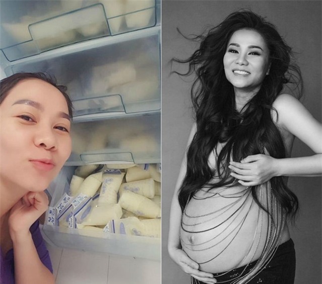 Bí quyết gọi sữa về sau sinh của sao Việt